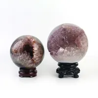 Boules d'améthyste en cristal, 1 boule, sphère de géode ragoût ouverte, de haute qualité à vente