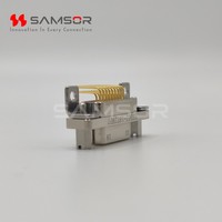 Hochgeschwindigkeits-Micro-D Robuster Aluminiumlegierungsgehäuse HJ30J-18TJW Rechtwinkliger PCB HJ30J Serie Luftfahrt-Rechtecksteckverbinder