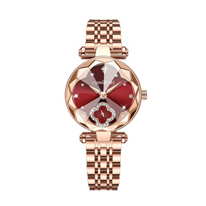 Nuevo Reloj de Cuarzo para Mujer con Incrustaciones de Diamantes, Esfera con Agujas de Acero Inoxidable en Oro Rosa, Diseño Moderno, Ligero y Lujoso, Resistente al Agua 30M - Product Image 5