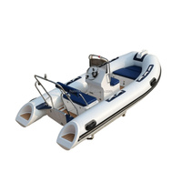 Bateau pneumatique semi-rigide (RIB) en PVC 2026 de 3,9 m à coque rigide haute vitesse pour 6 personnes, idéal pour la pêche, la croisière et les sports nautiques