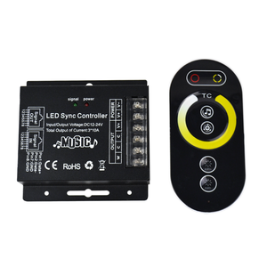 Led âm nhạc Sync cảm ứng loạt điều khiển DC12-24V Mono CCT <span class=keywords><strong>RGB</strong></span> RGBW <span class=keywords><strong>RGB</strong></span> CCT cảm ứng từ xa RF SMD COB LED Strip ánh sáng dimmer - Product Image 1
