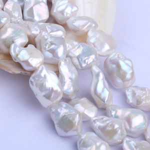 Nuevo Producto de Zhuji, Perlas Sueltas de Agua Dulce Naturales de 15-20 mm, Partículas de Diamante y Perlas Barrocas Irregulares de Colores - Product Image 3