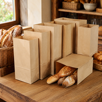 Bolsa de Alimentos con Fondo Cuadrado, Ecológica, Compostable, 100% Reciclable, Versátil, Clásica y Exquisita, para Envasar Frutos Secos, Especias y Hierbas