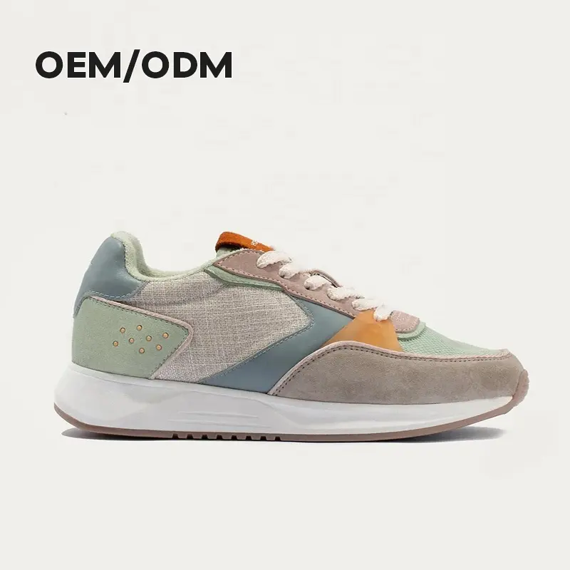 OEM/ODM SMD 메쉬 레이스 업 캐주얼 가벼운 새로운 모델 여성 통기성 여성을위한 스포츠 신발