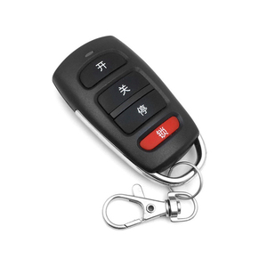 Télécommandes RF 4 boutons 315 MHz/433,92 MHz pour portes <span class=keywords><strong>de</strong></span> <span class=keywords><strong>garage</strong></span> et sécurité <span class=keywords><strong>de</strong></span> moto avec <span class=keywords><strong>boîtier</strong></span> en plastique et design à garniture métallique - Product Image 5