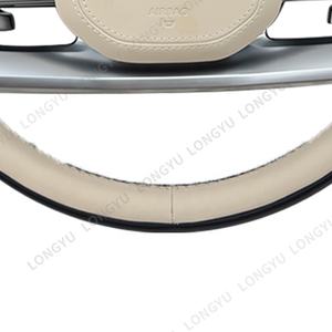 Volante deportivo de cuero blanco para Land Range Rover <span class=keywords><strong>Velar</strong></span> P300e PHEV <span class=keywords><strong>Velar</strong></span> SVAutobiography L560 <span class=keywords><strong>SV</strong></span> 2020 a ahora - Product Image 4