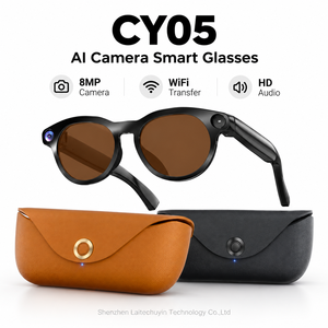 Lunettes Intelligentes CY05 avec Caméra 8MP, Traduction en Temps Réel, Assistant IA, Stabilisation, Transfert WiFi – Vente en Gros - Product Image 2