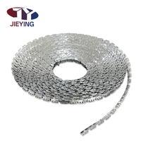JIEYING Bande de fixation métallique flexible pour rembourrage de meubles, bande de bordure en fer pour canapé, lit, tête de lit, fixation de tissu décoratif souple