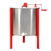 Équipement apicole 4 cadres centrifugeuse à miel manuelle extracteur de miel en acier inoxydable