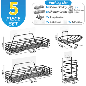 Estante de Almacenamiento Metálico Premium de 5 Niveles, Resistente y Multicapa, con Patas Antideslizantes para Organización del Hogar - Product Image 2
