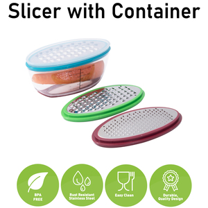 <span class=keywords><strong>Mandoline</strong></span> à main réglable avec récipient <span class=keywords><strong>pour</strong></span> <span class=keywords><strong>pommes</strong></span> de terre, <span class=keywords><strong>pommes</strong></span>, concombres, coupe-légumes multifonctionnel avec boîte de rangement - Product Image 1