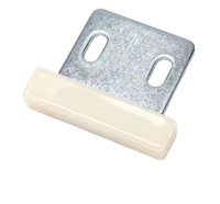 Pièces détachées pour ascenseurs, glissière de porte pour hôtels et appartements, construction en plastique PC et métal, garantie de 12 mois