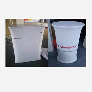Station de recharge portable Xiaodu avec impression personnalisée, présentoir automatique pour salon professionnel, <span class=keywords><strong>comptoir</strong></span> pop-up portable - Product Image 4