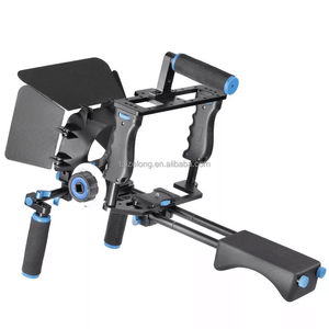 Nuovo accessorio per Studio fotografico stabilizzatore per fotocamera DSLR Rig Movie Kit tik Tok sistema di stabilizzazione gabbia di supporto Matte Box Focus D221 - Product Image 2