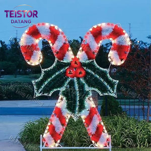 Guirlandes lumineuses LED commerciales en forme de canne à sucre pour la décoration extérieure de Noël, des rues, des centres commerciaux, des places et des projets de paysagisme festif - Product Image 2