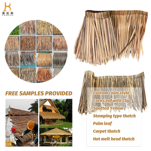 Tổng hợp thatch mái syntheticsznthetic nhựa thatch mái cao qualitydried lá cọ - Product Image 4