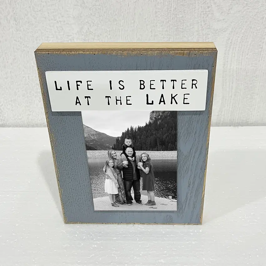 Gray Wholesale Rectangle Manufacture Small Wooden Picture Frame