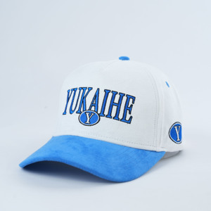 Cappellino da Baseball Premium <span class=keywords><strong>a</strong></span> 5 Pannelli con Visiera in Velluto Bicolore, Strutturato, Profilo Alto, Ricamo Personalizzato - Product Image 2