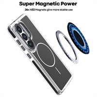 Étui de téléphone magnétique robuste pour Samsung Galaxy S26, double couche, antichoc, coque de protection robuste pour mobile