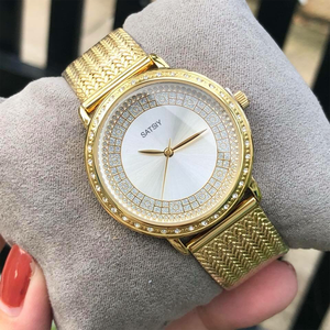 Reloj Cronógrafo <span class=keywords><strong>para</strong></span> Mujer <span class=keywords><strong>Guess</strong></span> W0836L1, Diseño Coreano, Movimiento de Cuarzo, Resistente al Agua 30m, Personalizable al por Mayor, Esfera Azul Cristal - Product Image 1