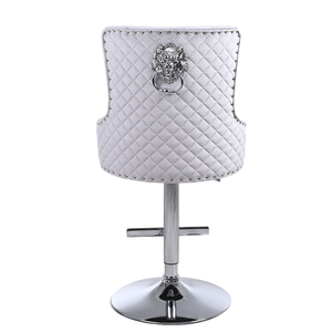 Modern Design Velvet Adjustable Height Wholesale Designer <strong>Fabric</strong> Luxury Hotel Dining <strong>Bar</strong> <strong>Stools</strong> - Product Image 3