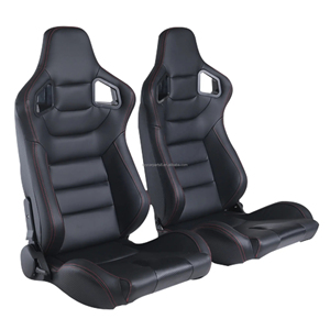Siège Recaro en velours noir modifié MRK, pièces de siège de voiture JDM pour siège de course <span class=keywords><strong>Sparco</strong></span> en carbone - Product Image 5