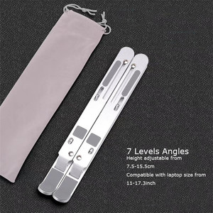 Giá Đỡ Máy Tính Xách Tay Di Động Bằng Hợp Kim Nhôm Có Thể Điều Chỉnh Giá Đỡ Hỗ Trợ Cho Máy Tính Xách Tay Macbook 11 Đến 17 Inch Máy Tính Cá Nhân - Product Image 3