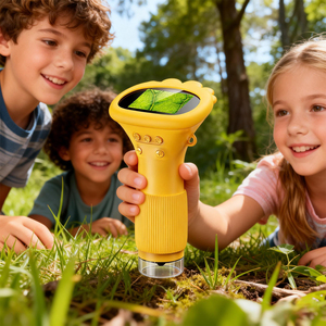 教育用子供顕微鏡 屋外自然探検と植物動物観察 2MP CE 1000倍拡大子供用顕微鏡 - Product Image 3