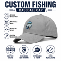 Topi Baseball 6 Panel Model Terstruktur Bahan Katun Twill Gaya Jalanan Mewah Custom Patch, Cocok untuk Aktivitas Luar Ruangan, Memancing, Petualangan, Unisex, Warna Abu-abu, Snapback