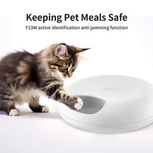 준비 재고 <span class=keywords><strong>6</strong></span> 식사 타이머 원격 제어 습식 사료 공급기 애완 동물 피더 자동 와이파이 고양이 피더 - Product Image 2