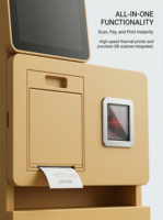 Machine de paiement automatique pour restauration rapide avec écran tactile de 21,5 pouces, borne de commande en libre-service pour les restaurants