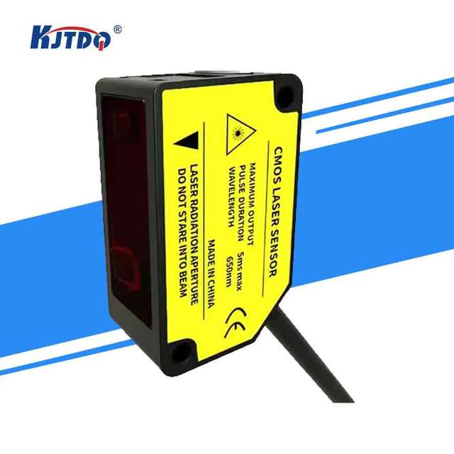 KJT Hot Sell Compact Laser Distance Sensor High Precision 100μm Laser Displacement Sensor 100mm Measuring Sensor for Industry