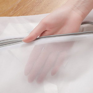 Sac <span class=keywords><strong>à</strong></span> <span class=keywords><strong>linge</strong></span> moderne rose <span class=keywords><strong>à</strong></span> mailles fines Polyester pliable et durable pour laver les sous-vêtements Chaussettes Vêtements <span class=keywords><strong>Panier</strong></span> <span class=keywords><strong>à</strong></span> vêtements réutilisable - Product Image 6
