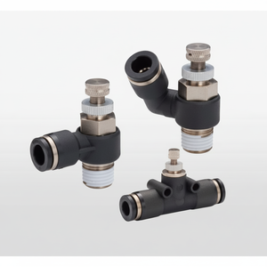 Pisco วาล์วเข็มควบคุมคันเร่ง PP (โพรพิลีน) รุ่น SUS304 PJNC8 - Product Image 1