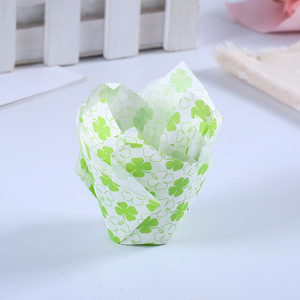 Tulipe Maffen carré Dessert tasses résistant à l'huile haute température gâteau cuisson tasses en papier - Product Image 3