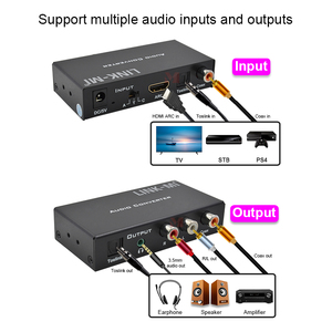 Convertisseur <span class=keywords><strong>audio</strong></span> numérique et analogique prenant <span class=keywords><strong>en</strong></span> charge HDMI ARC/Toslink/Coax/3.5mm avec HDMI ARC - Product Image 4