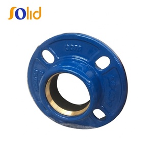 Adattatore a Flangia Rapida in Ghisa Sferoidale per Tubi in <span class=keywords><strong>PVC</strong></span>/PE con Anello in Ottone - Product Image 2