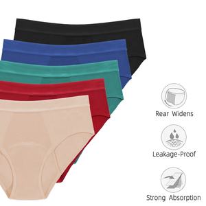 Culottes menstruelles imperméables pour femmes, absorbantes, en spandex, anti-fuites, pour femmes adultes - Product Image 2