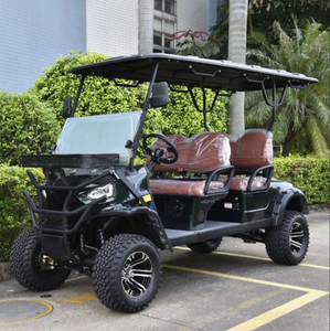 รถกอล์ฟไฟฟ้าใหม่ 4 ที่นั่ง พร้อมแบตเตอรี่ลิเธียม มอเตอร์ 5 กิโลวัตต์ รับน้ำหนักได้ 300 กิโลกรัม ระยะทางวิ่ง 54 หลุม - Product Image 1