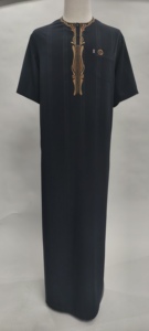 Abito maschile islamico tradizionale musulmano abbigliamento morbido con ricamo Thobe vendita calda in Medio Oriente <span class=keywords><strong>Africa</strong></span> <span class=keywords><strong>Marocco</strong></span> - Product Image 5