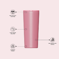 Bouteille d'eau thermique en acier inoxydable de 650 ml, sans BPA, isotherme, anti-transpiration, pour l'école, le sport et les voyages