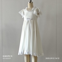 Nouvelle robe de performance de danse de salon pour fille, blanche, attrayante, en coton, élasthanne et mousseline, pour adultes, en stock, délai de livraison d'échantillon de 7 jours