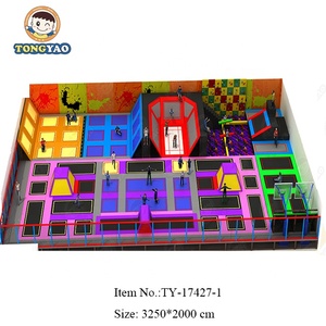 Indoor Kids Playground Soft Play Ball Pits Combo Bungee Jumping Mat Big <b>Bed</b> <b>Slide</b> Outdoor ft Trampoline Park - Product Image 5