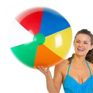 Inflatable Beach Ball Unionpromo Custom Pvc Classic Inflatable 6 Color Beach Ball