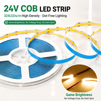 Cob Led Strip Fabricante 324led Flex 24V Cinta flexible Luces 3000K/4000K/6500K Cob Led Strip Light