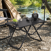 Table de camping tactique pliable d'extérieur, bureau de camping en métal pliable, portable pour la plage, les voyages, les activités de jardin, léger