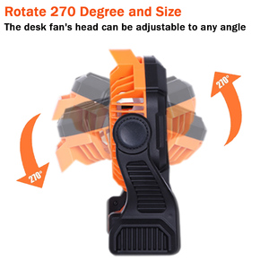 Ventilateur de camping robuste 2026 rechargeable par USB, ventilateur à batterie 10000 mAh avec lanterne LED, autonomie de 32 heures pour la randonnée - Product Image 3