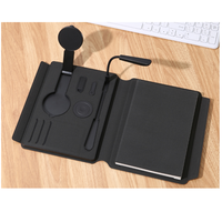 Chargeur sans fil multifonctionnel de haute qualité, organiseur de journal, bloc-notes, batterie externe 10000mah