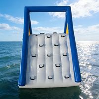 Toboggans aquatiques gonflables pour lac, en PVC, toboggan aquatique flottant gonflable à vendre