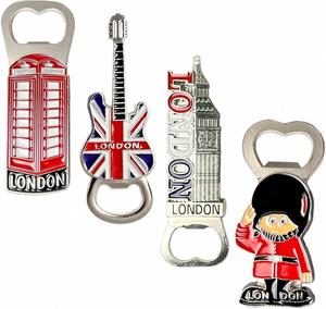 Hot Selling <b>London</b> Iconic Landmarks Metal Bottle Opener Fridge Magnets Office Home Kitchen Decorative Souvenir Gift Magnetic - Product Image 6